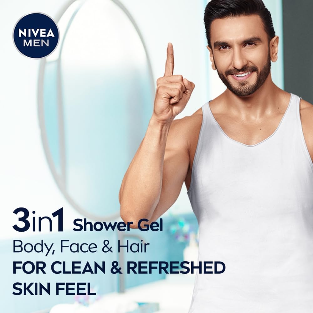 Nivea Men Energy Shower Gel With Mint Extracts - 250 ml