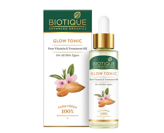 Biotique Advanced Organics Glow Tonic Pure Vitamin E Treatment Oil - 30 ml