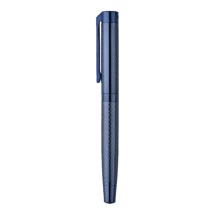 Blue Plate Roller and Ball Pen Set