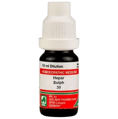 Adel Homeopathy Hepar Sulph Dilution - 10 ml - 30 CH