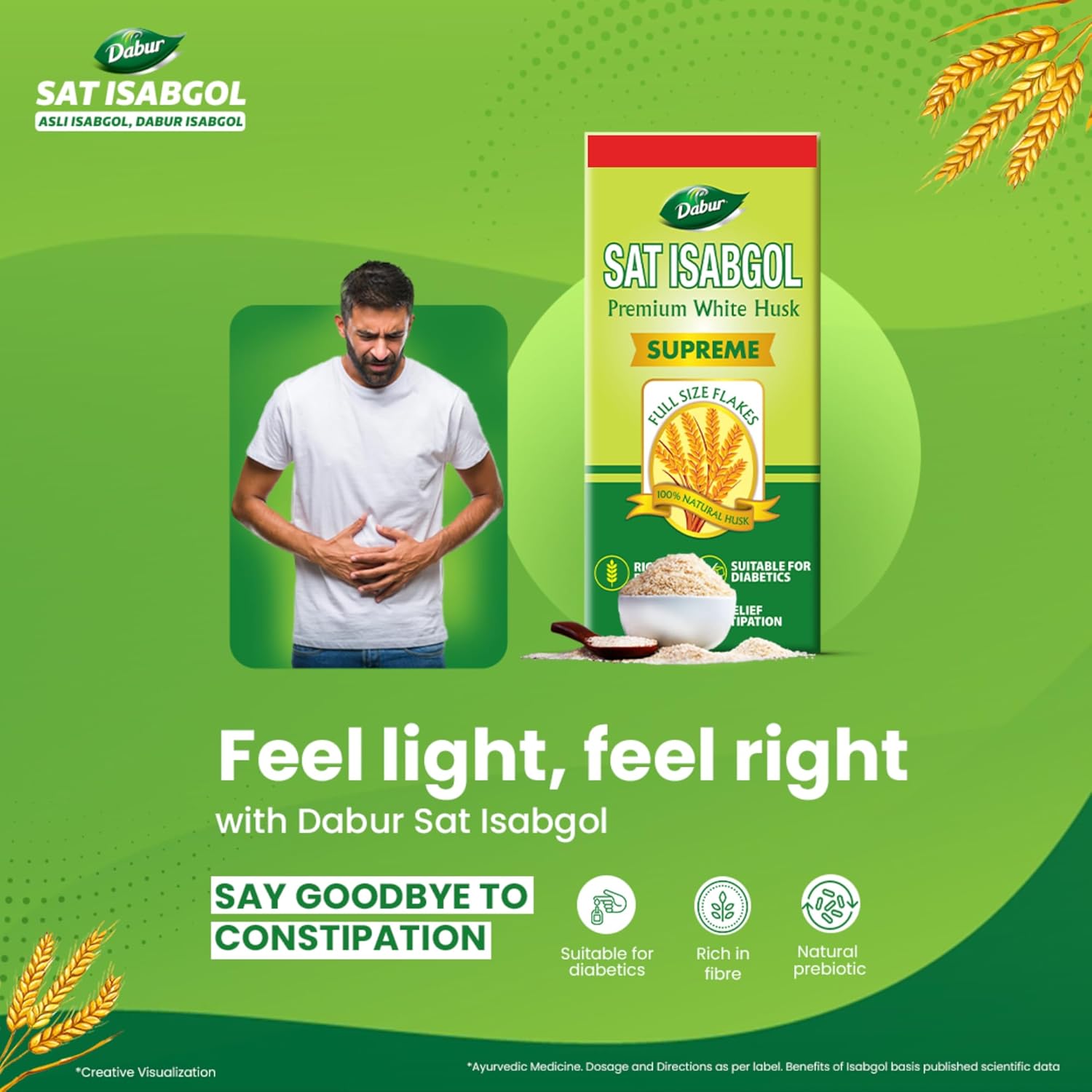 Dabur Sat Isabgol - 180 gm