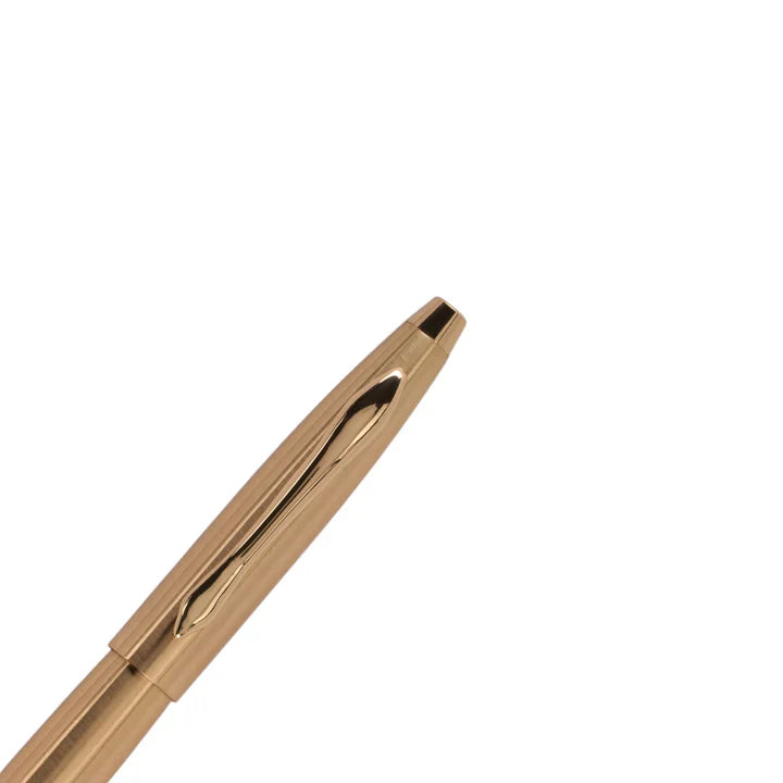 SWISSBRAND Opulent 2520 High-gloss gold lacquer Fountain Pen with gold trim