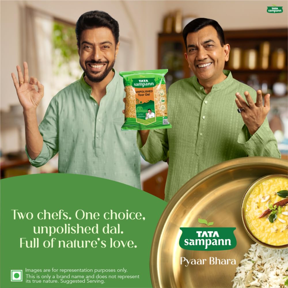 Tata Sampann Unpolished Toor Dal - 1 kg