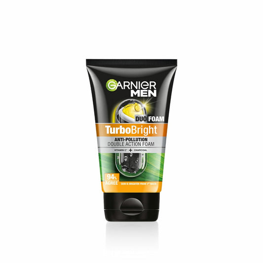 Garnier Men Power White Anti-Pollution Double Action Facewash, 100gm