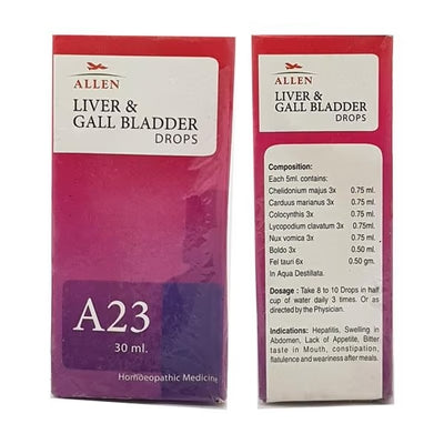 Allen A23 Liver and Gall Bladder Drops (30ml)