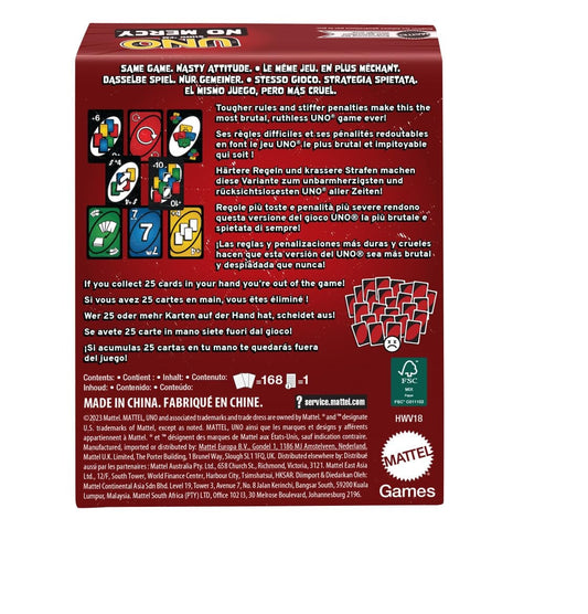 UNO Show em No Mercy Card Game for Kids, Adults & Family Night, Parties and Travel