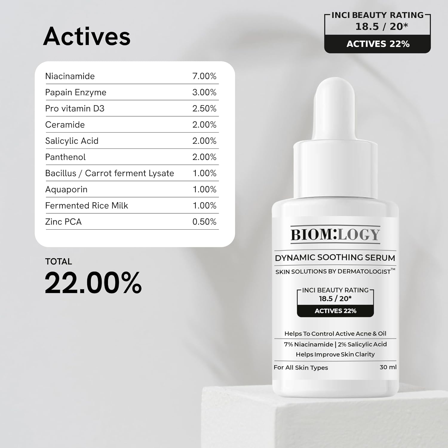 Biomlogy Dynamic Soothing Face Serum - 30 ml