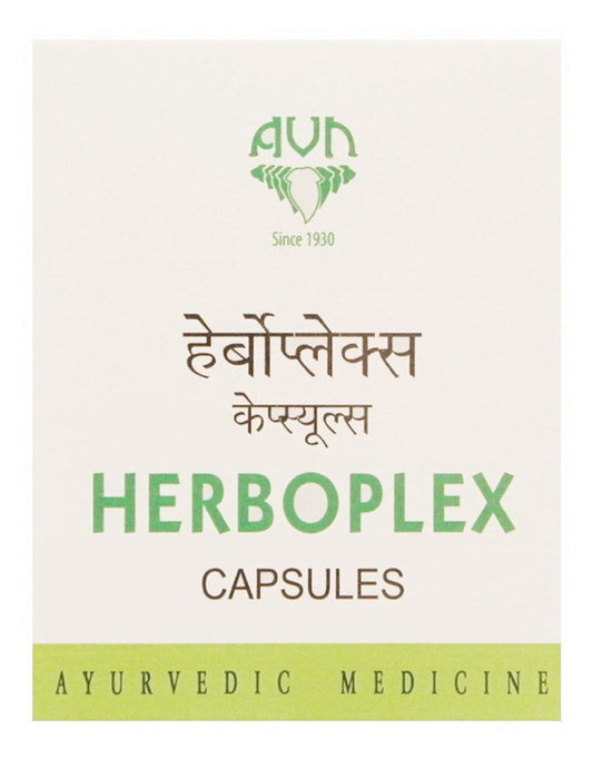 AVN AYURVEDA HERBOPLEX CAPSULES – 120 NOS For Energy Management, fatigue, energy levels