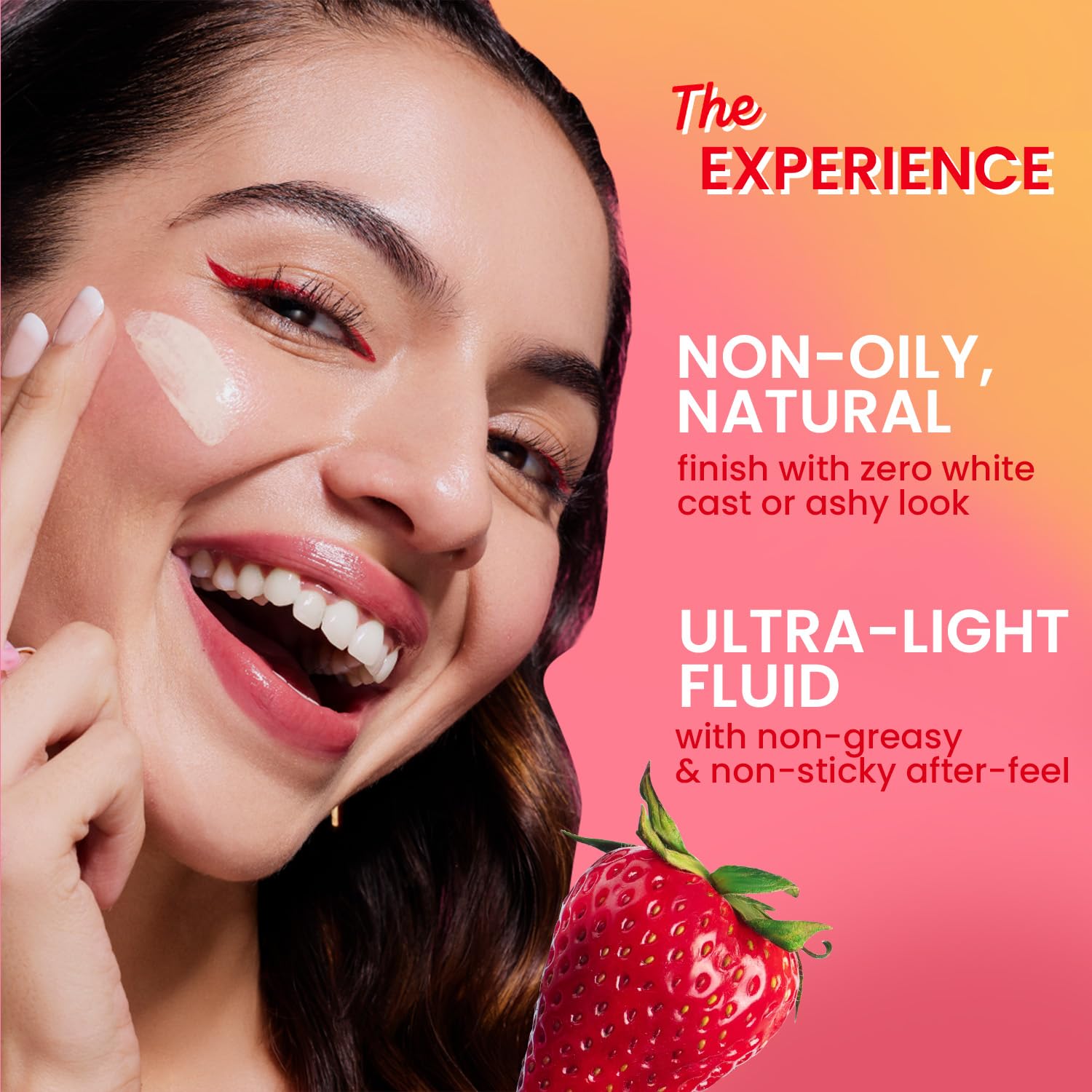 Dot & Key Strawberry Dew Tinted Sunscreen SPF 50+ PA++++ - 02 Warm Ivory - 50 gm