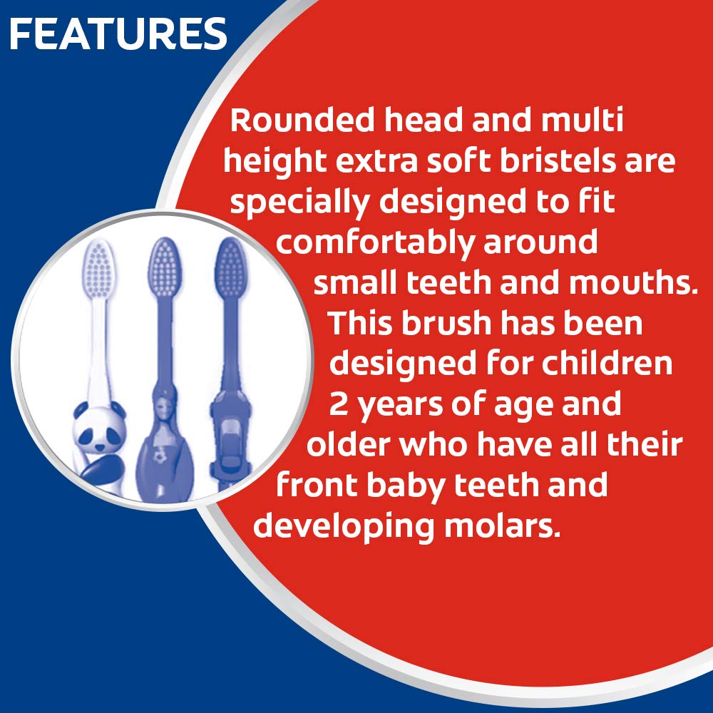 Colgate Toothbrush for Kids 2+ years, 3Pcs | Multicolor