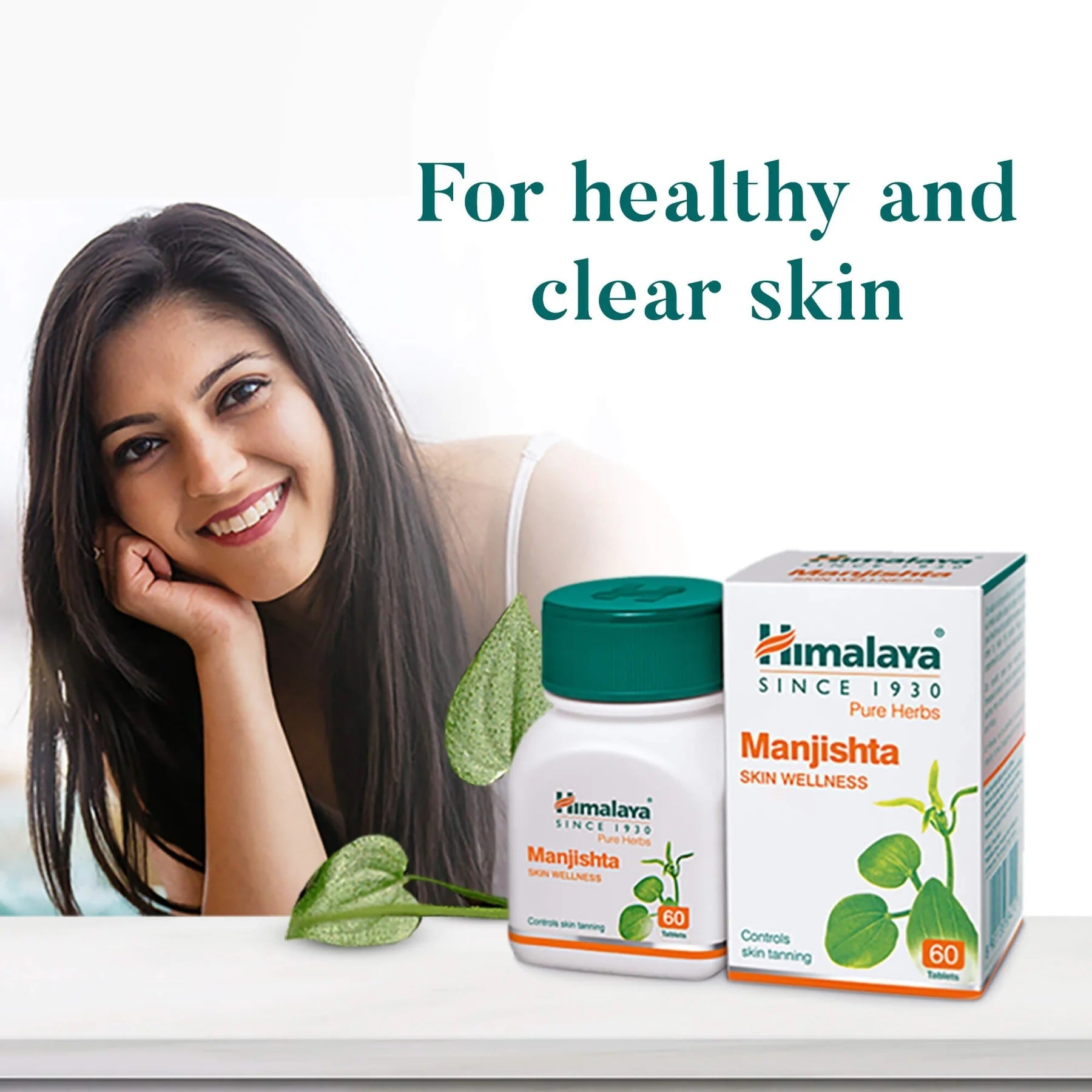 Himalaya Herbals - Manjishtha Skin Wellness - Pack of 1 - 60 tabs