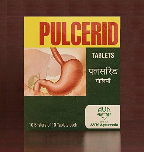 AVN Pulcerid Tablets – 100 Tablets For Gas, Acidity, Indigestion, Heartburn, Vomiting, Burning Sensation In Stomach