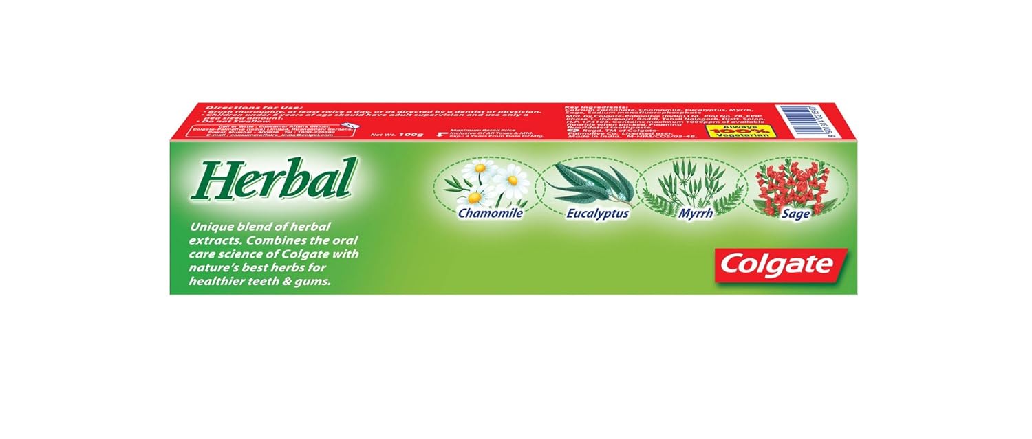 Colgate Toothpaste Herbal - 100 g (Natural)