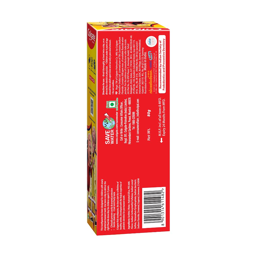 Colgate Kids Motu Patlu Toothpaste For 2-5 Years - 80Gm
