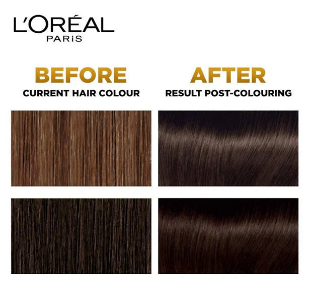 LOreal Paris Excellence Creme Hair Color  3 Dark Brown 72ml+100gm