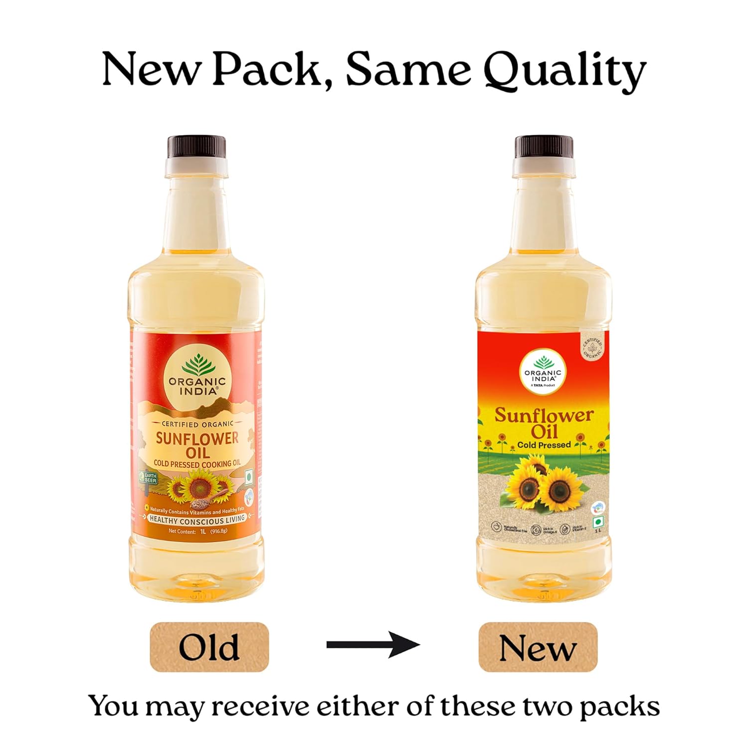 Organic India Sunflower Oil | 1000ml