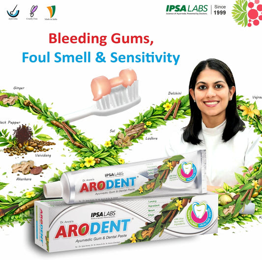 Arodent Ayurvedic Gum & Dental Paste 200gm Toothpaste For dental pains, gums and teeth