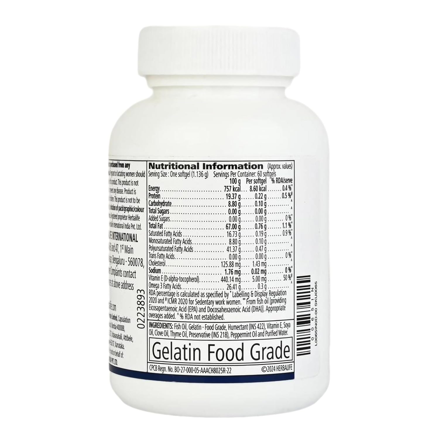 Herbalife Omega line Capsules - 60 caps
