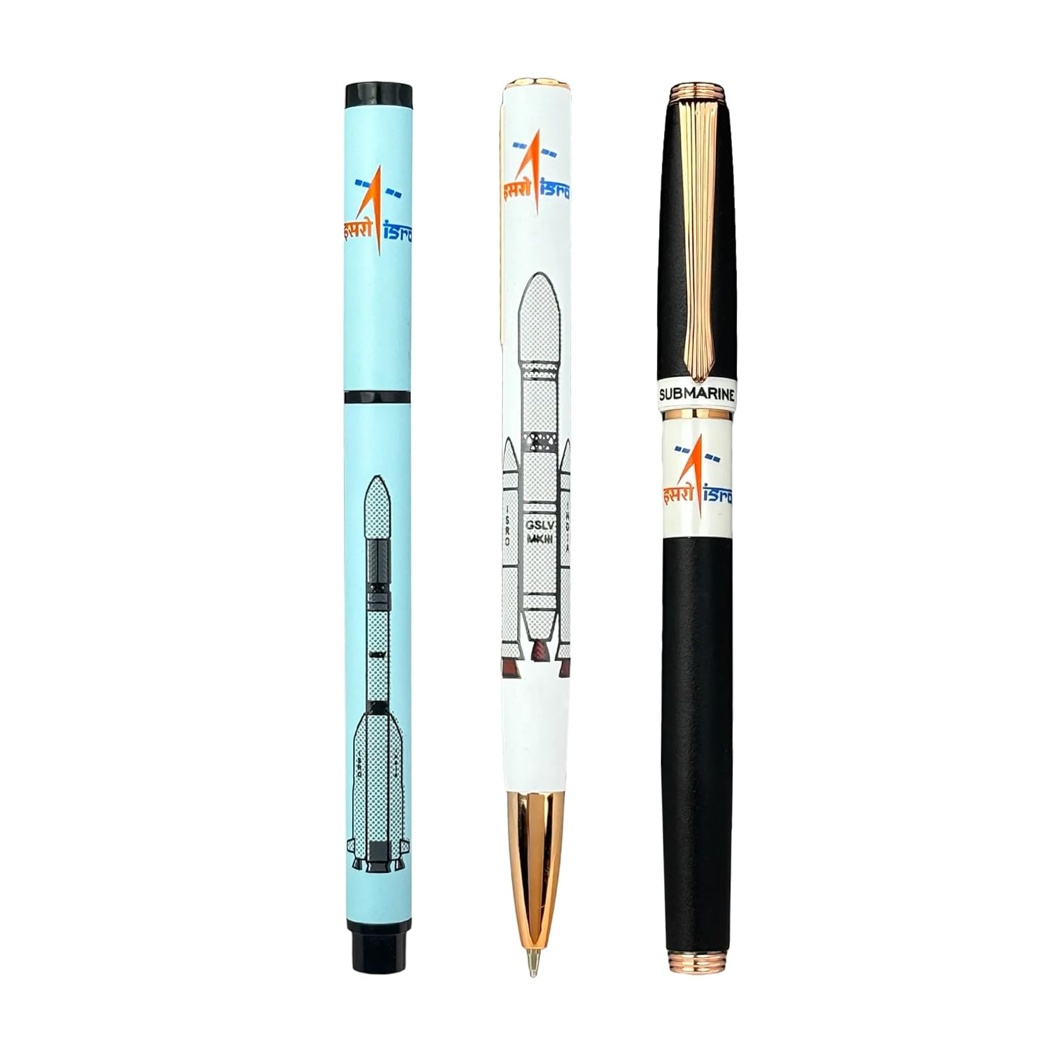 Submarine 4001 ISRO GSLV-X Premium Ball Pen (Set of 3)