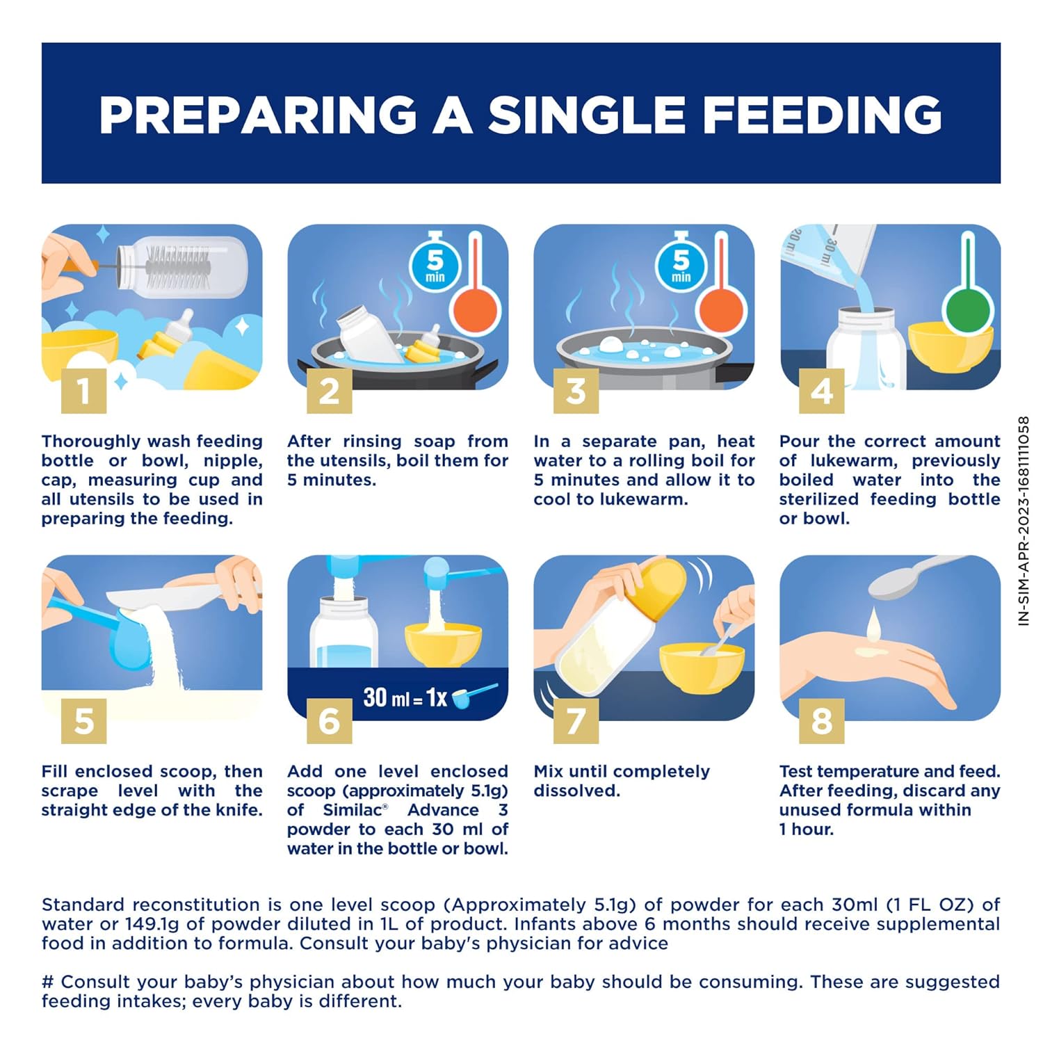 SIMILAC ADVANCE Infant Advance Stage - 3 400 gm