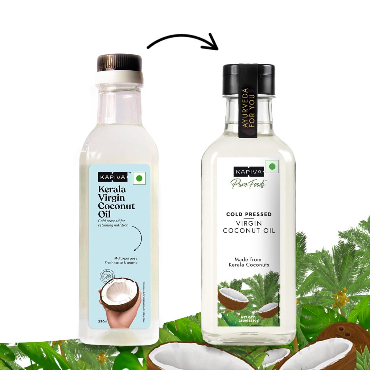 Kapiva Ayurveda Kerala Virgin Coconut Oil - 250 ml
