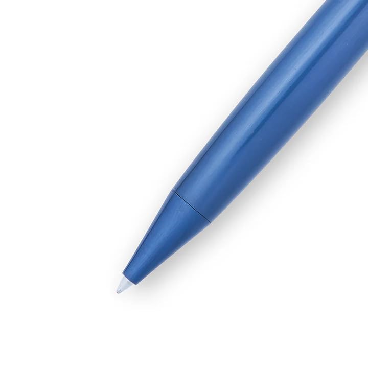 Swissbrand Legacy 2503 Matte Blue Premium Ballpoint Pen & Blue Pen Case