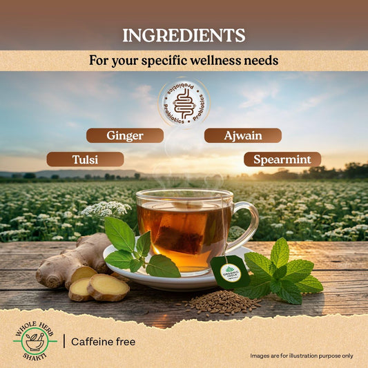 Organic India Revitalise Gut Tea Bags - 25 Teabags