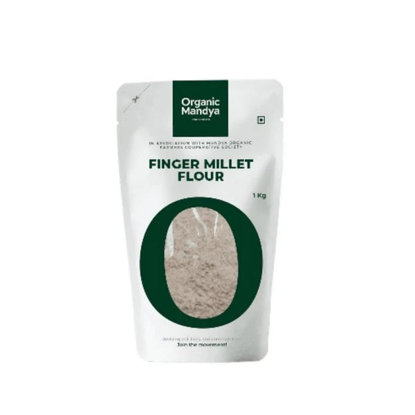 Organic Mandya Finger Millet Flour (Ragi Flour) - 1 kg