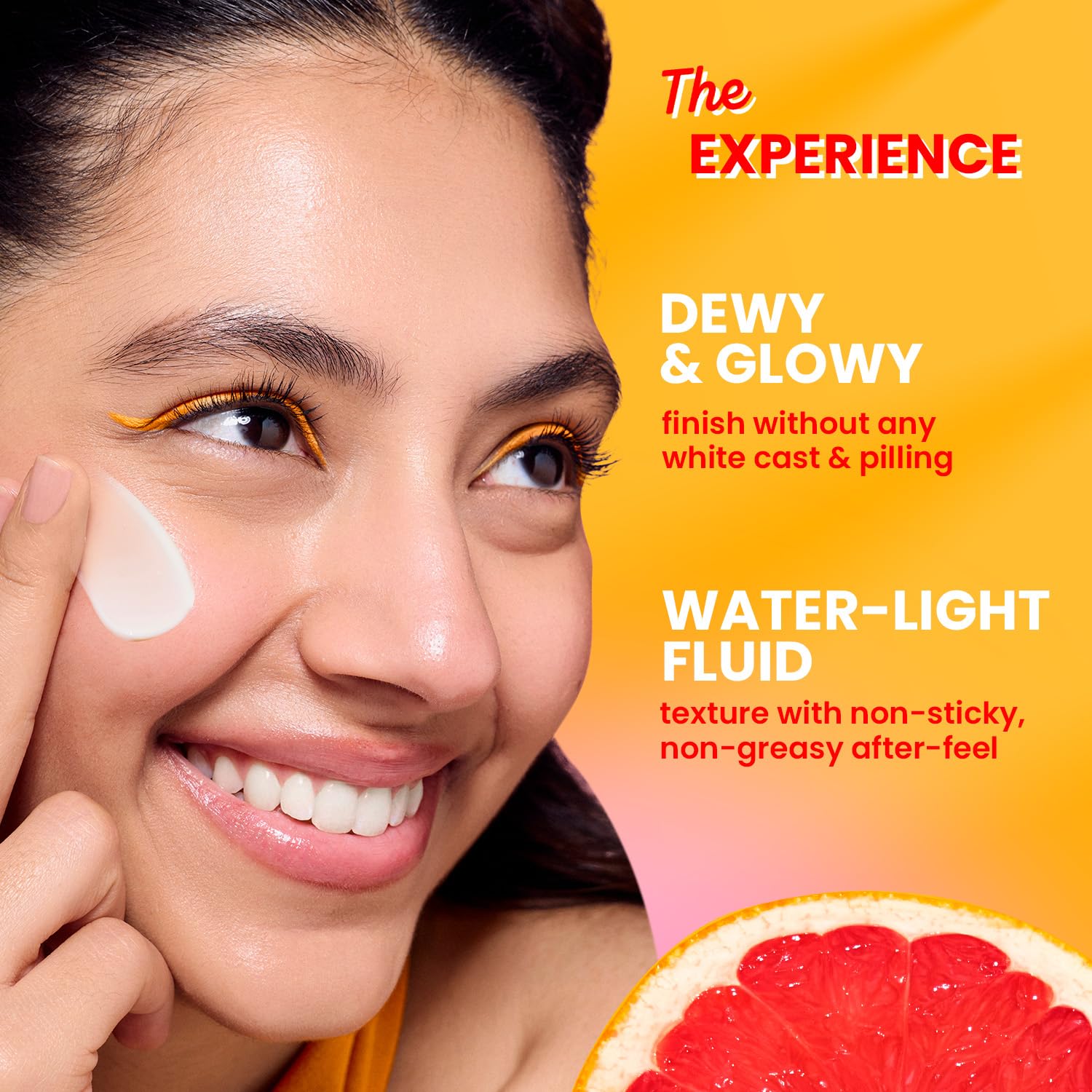 Dot & Key Vitamin C + E Face Sunscreen SPF 50 PA+++ For Glowing Skin, 100% No White Cast - 50 gm