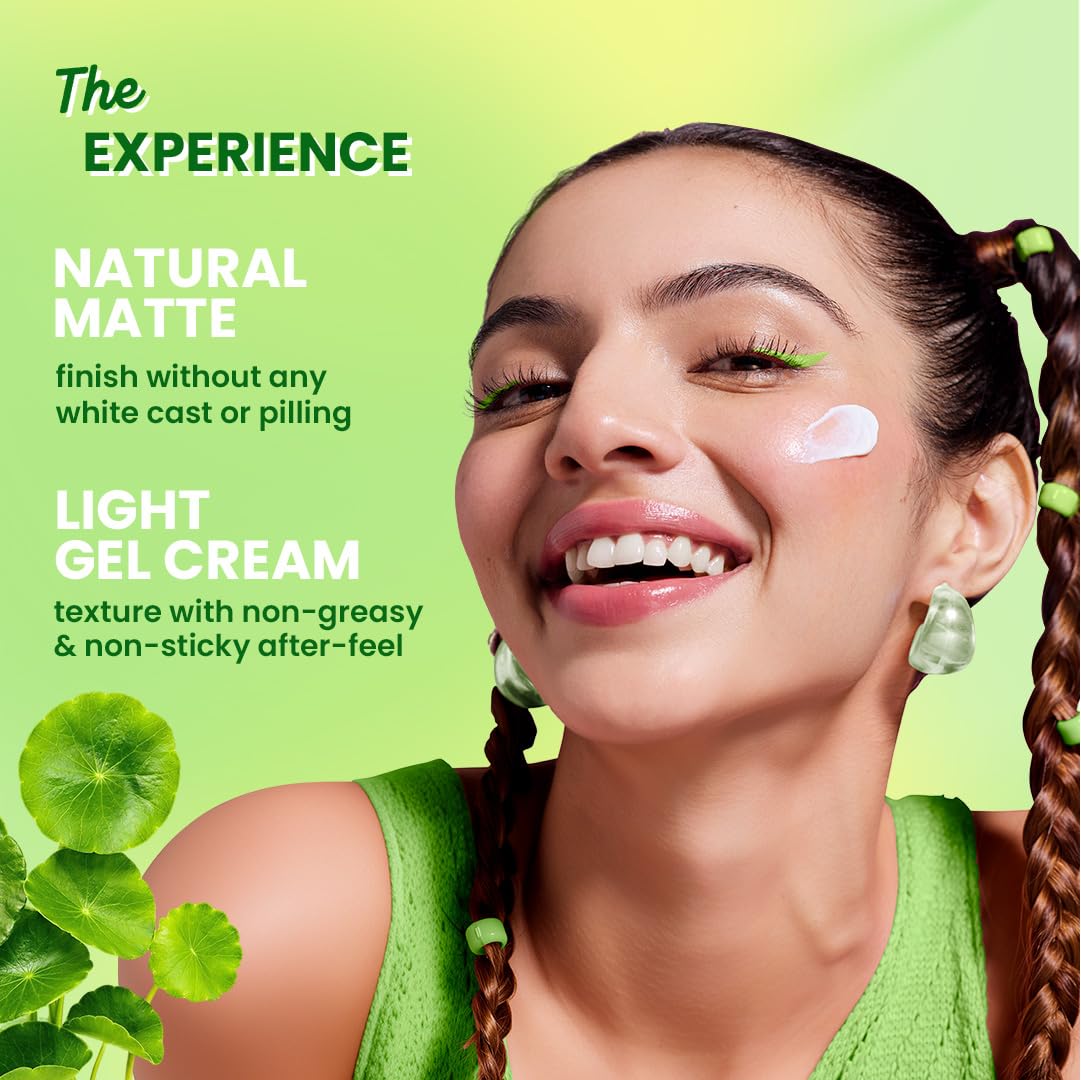 Dot & Key CICA Calming Mattifying Sunscreen SPF 50 For Oily Acne Prone & Sensitive Skin - 50 gm