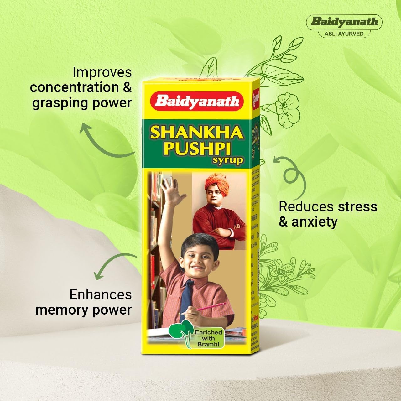 Baidyanath Kolkata Shankhapushpi Syrup - 200 ml