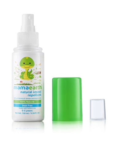 Mamaearth Natural Mosquito Repellent with Citronella & Lemongrass Oil - 100 ml