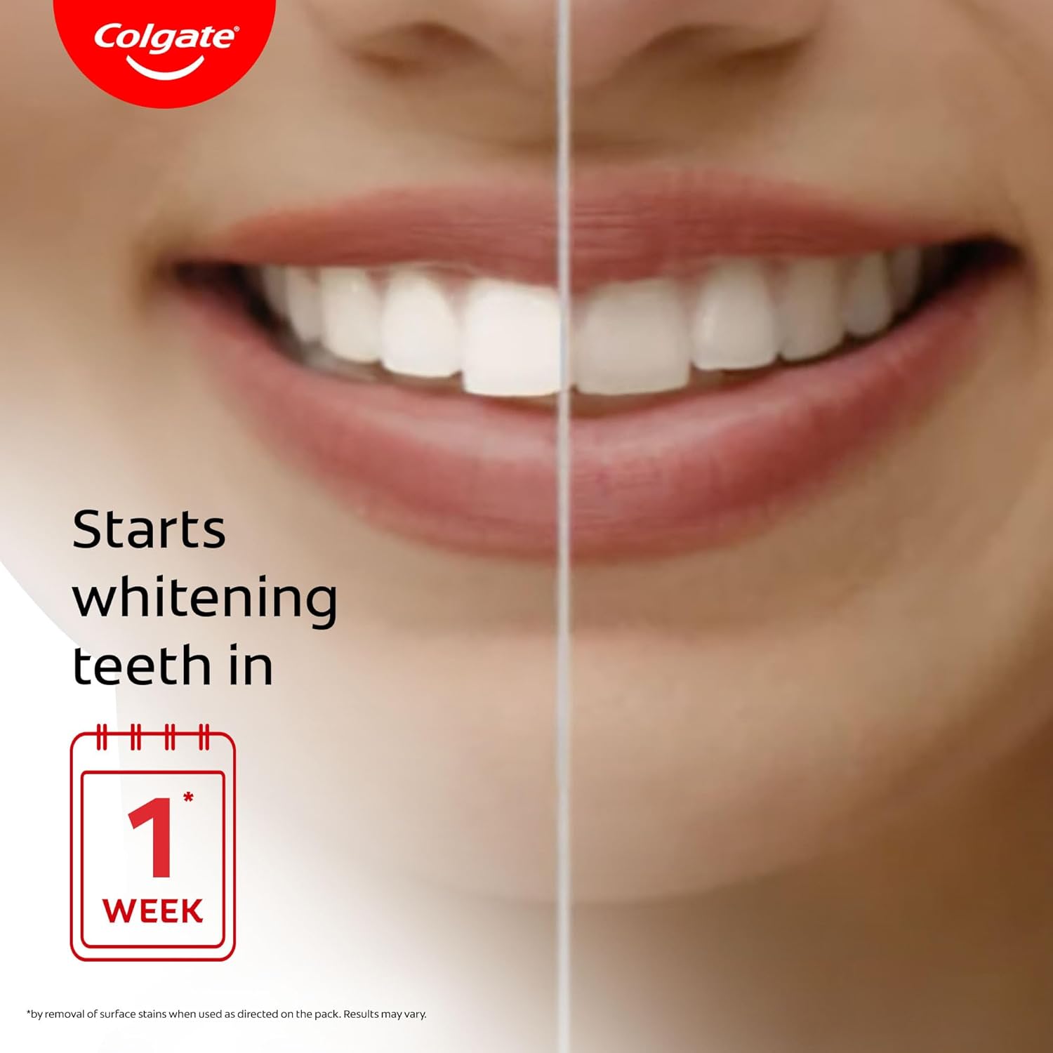 Colgate Visible White Toothpaste, Teeth Whitening Starts in 1 week, Safe on Enamel, Stain Removal Tooth Paste and Minty Flavour for Fresh Breath (100g + 20g)