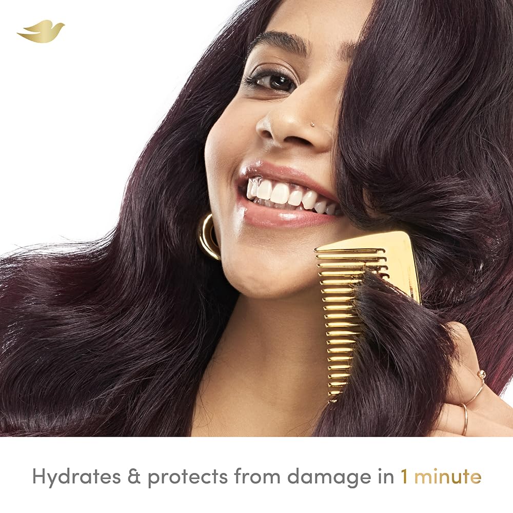 Dove Glycolic + Hydration Conditioner With 5% Hydra-Glycol For Upto 100 Hours Of Hydrated, Fluid Hair - 175 ml