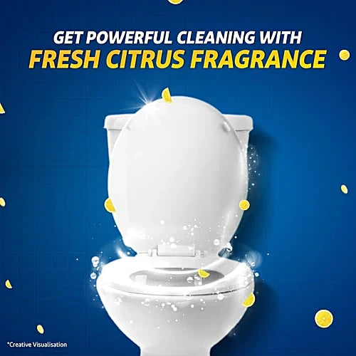 Harpic Organic Active Disinfectant Toilet Cleaner Liquid, Citrus, 500 ml