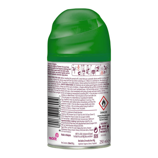 Air Wick Vanilla Freshmatic Automatic Air Freshener Refill, Summer Delights -250 ml