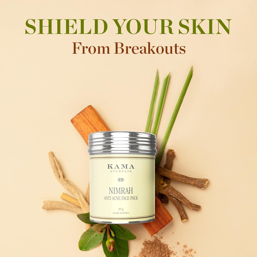 Kama Ayurveda Nimrah Anti Acne Face Pack - 40 gm
