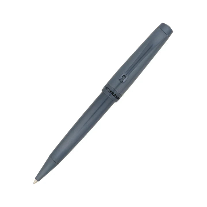 SWISSBRAND Echelon 2517 Matte blue Ballpoint Pen with blue trim