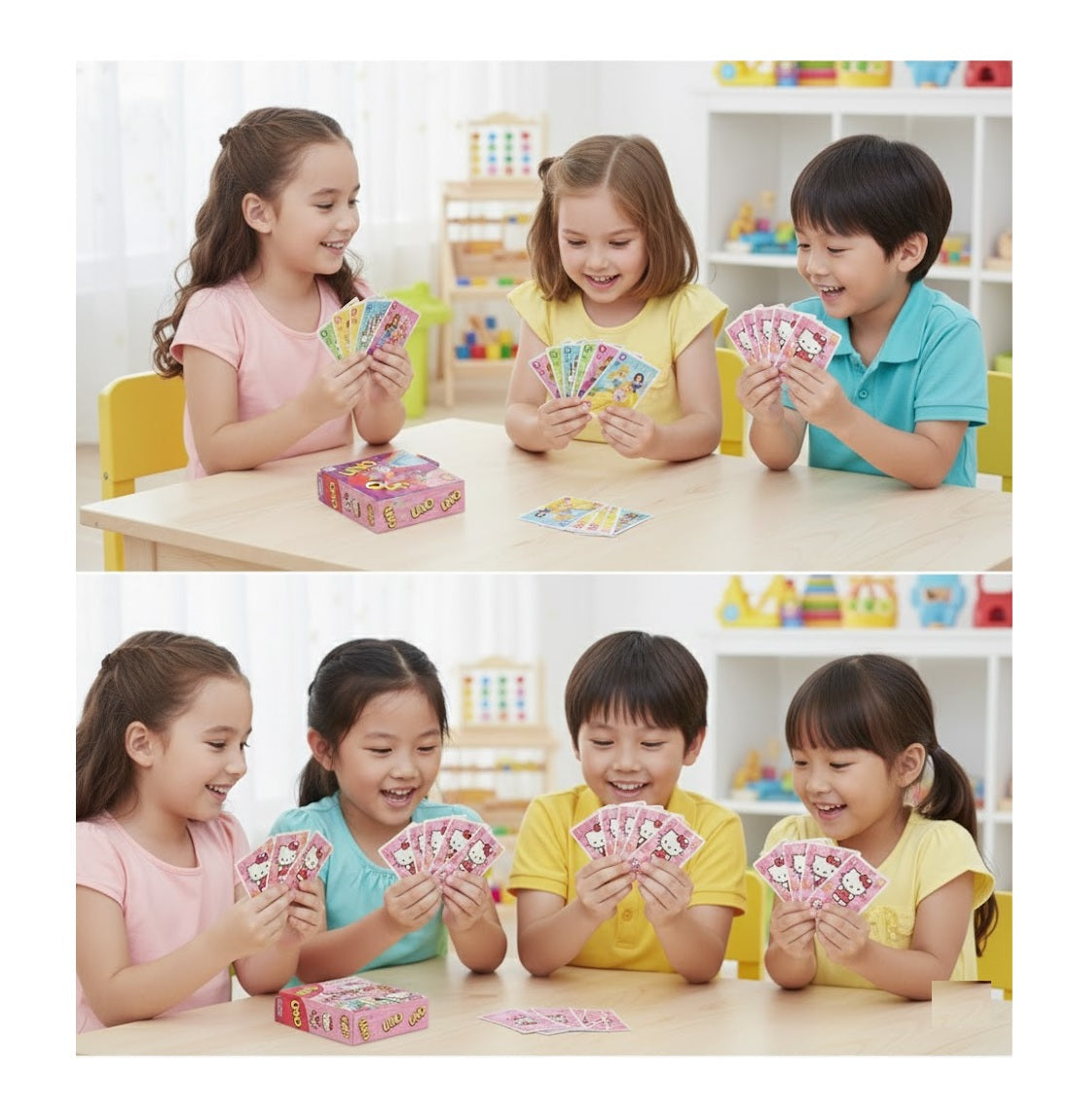 UNO  Hello Kitty & UNO Disney Card Game Combo Play with Friends and Family