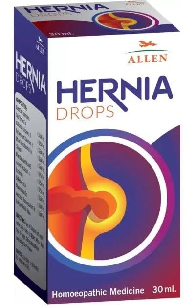 Allen Homeopathy Hernia Drops - 30 ml
