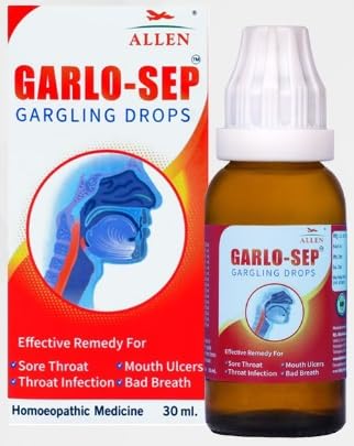 Allen Homeopathy Garlo-Sep Gargling Drops - 30 ml