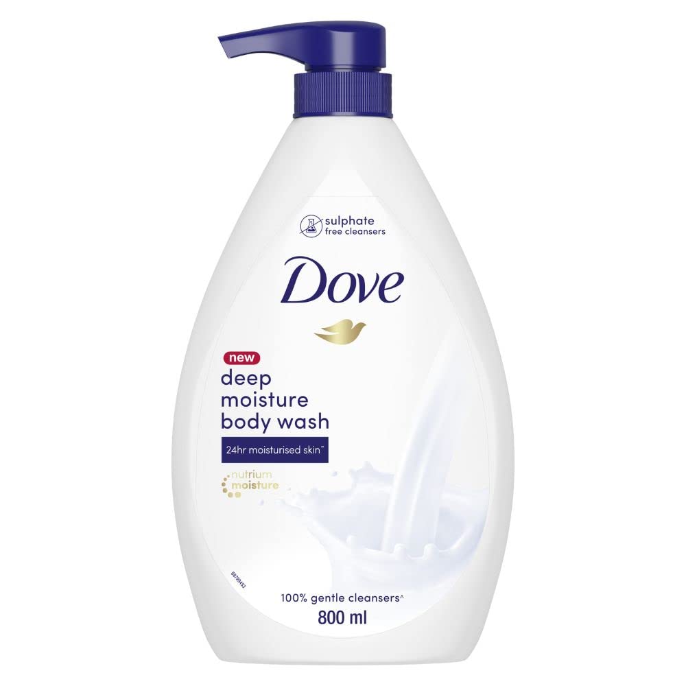 Dove Body Wash Value Pack - Deep Moisture & Gentle Exfoliating Combo - combo