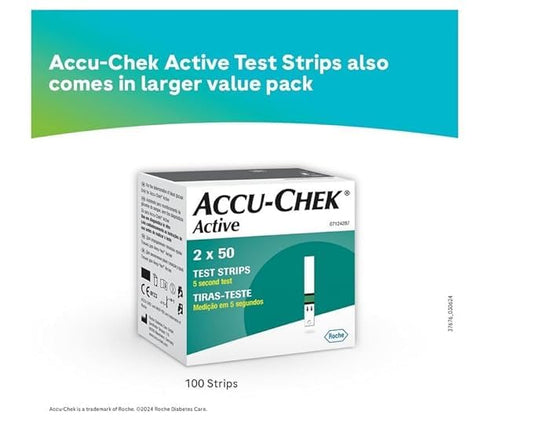 Accu-Chek Active Test Strips | Pack of 50 Strips