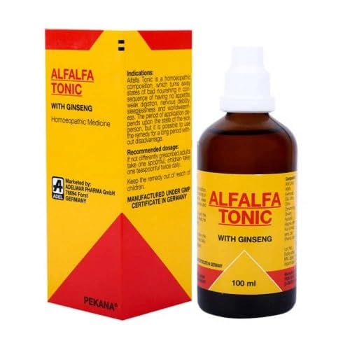 Adel Homeopathy Alfalfa Tonic With Ginseng - 100 ml