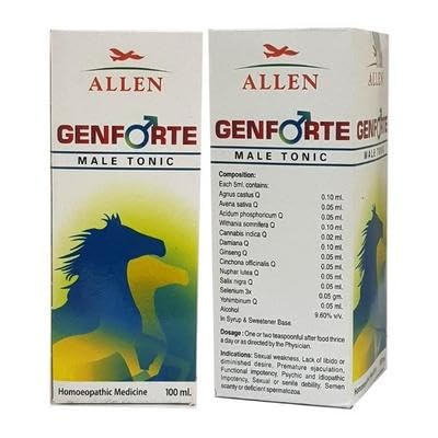 Allen Homeopathy Genforte Male Tonic - 100 ml