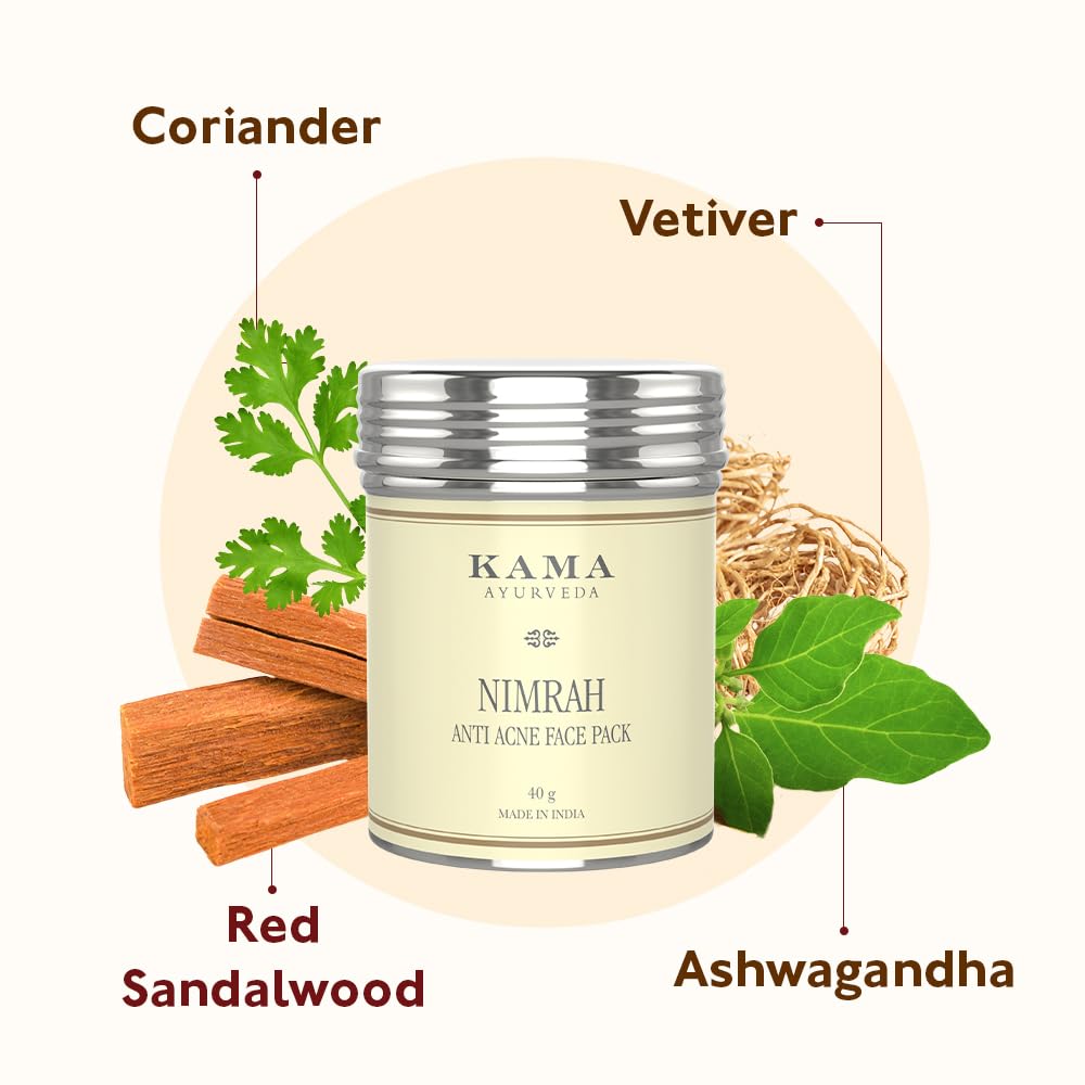 Kama Ayurveda Nimrah Anti Acne Face Pack - 40 gm