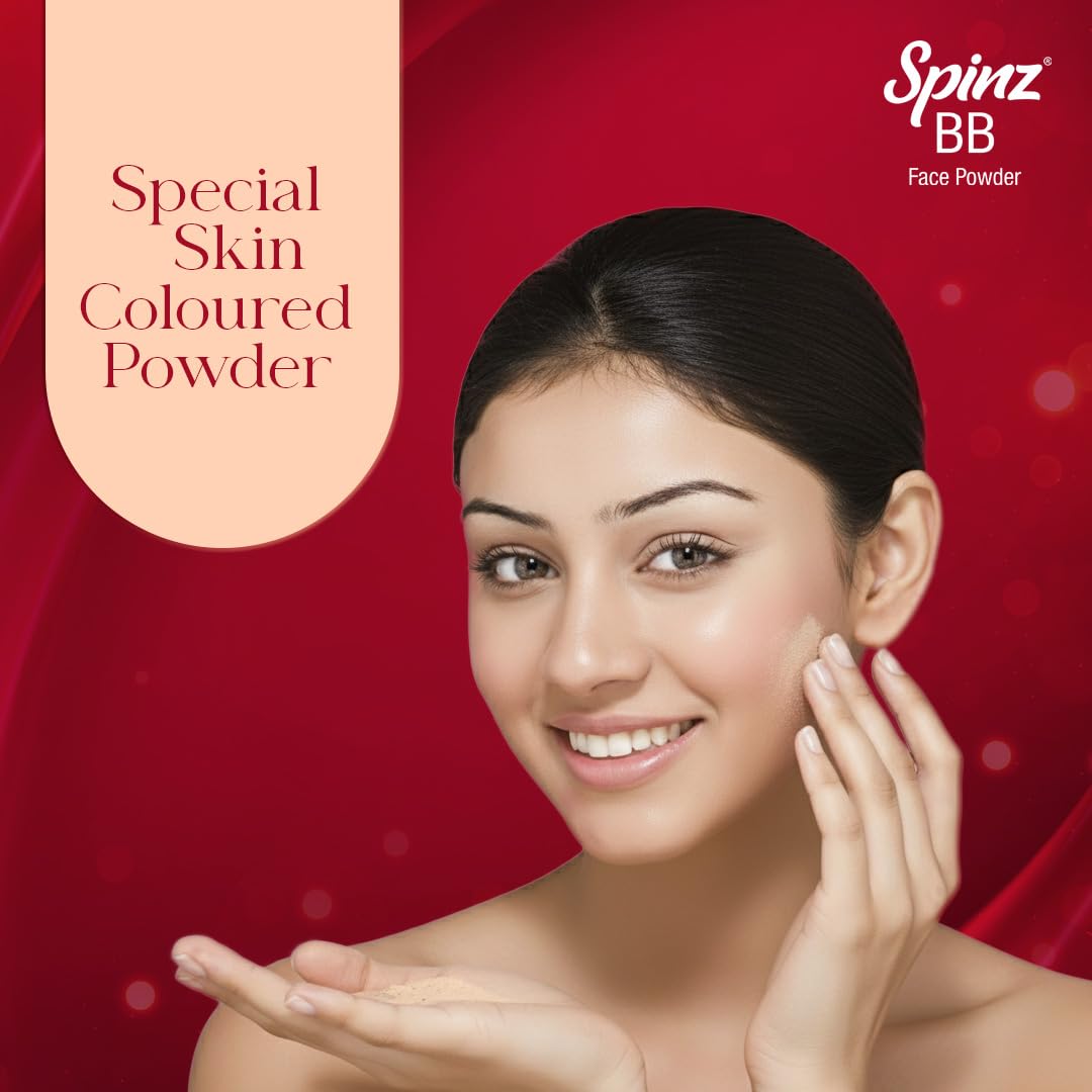 Spinz BB Brightening & Beauty Face Talc for Instant Brightness | 70 gm