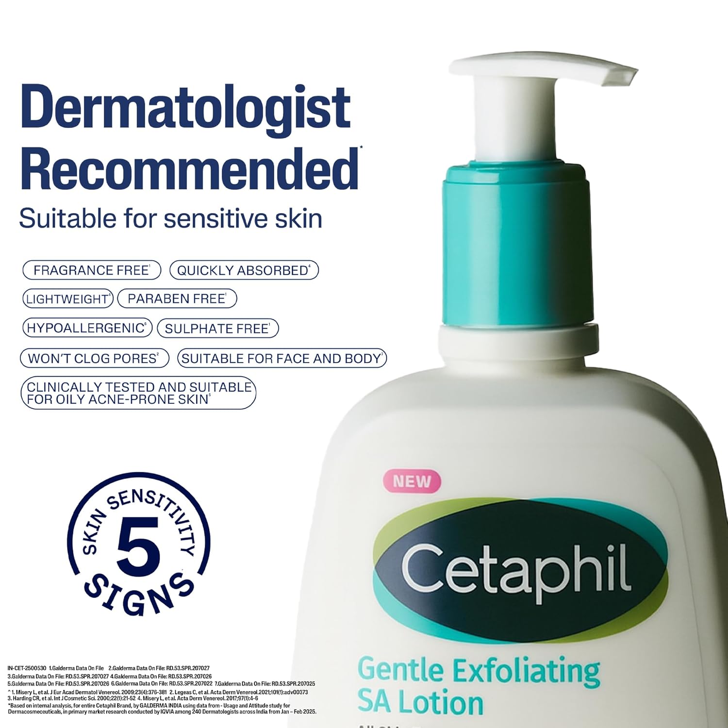 Cetaphil Gentle Daily Exfoliating Lotion With Salicylic Acid For Oily Acne Prone Skin - 236 ml