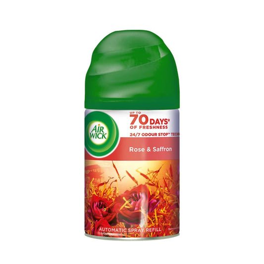 Air Wick 250 ml - Rose & Saffron, Freshmatic Automatic Air Freshener Refill