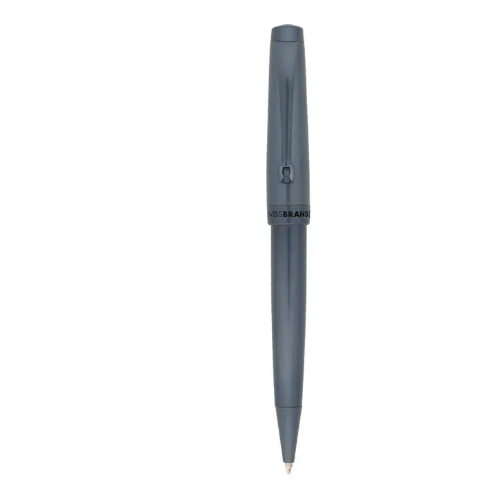 SWISSBRAND Echelon 2517 Matte blue Ballpoint Pen with blue trim